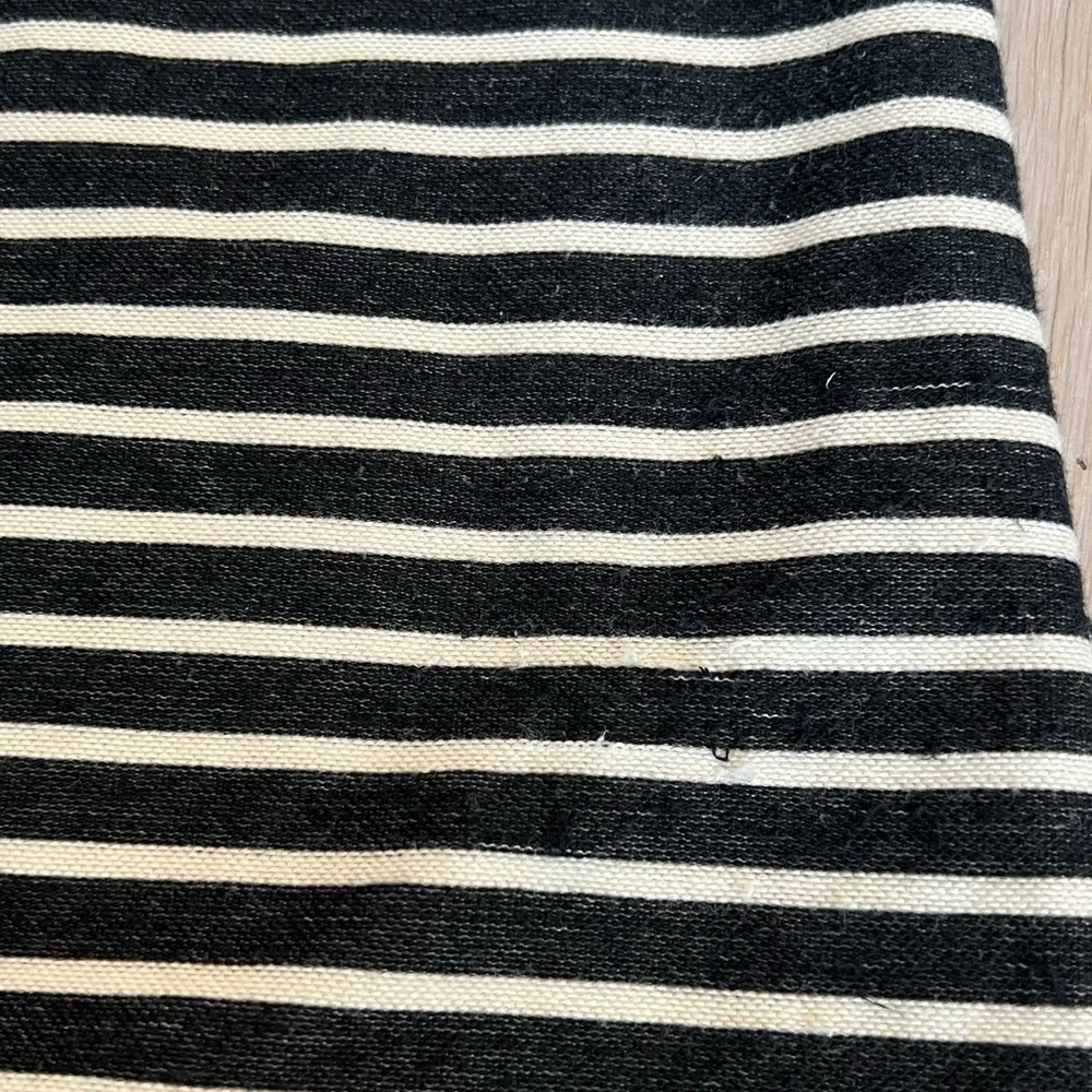Madewell Melody Striped Mini Off Shoulder Dress S
